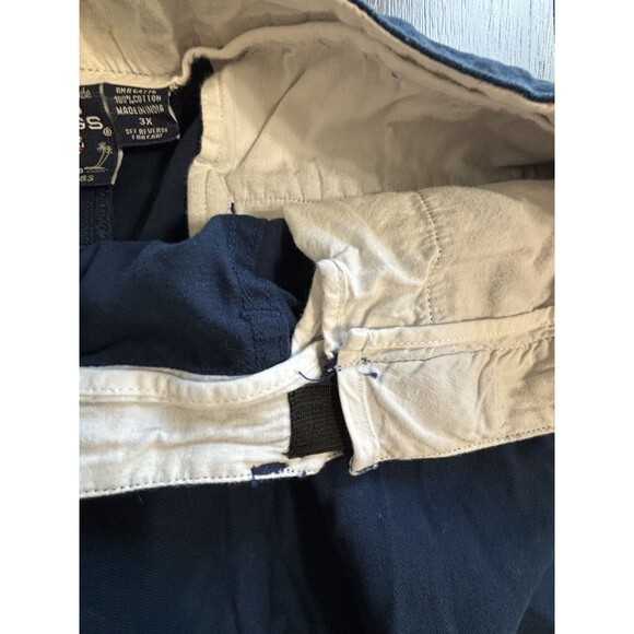 Big Dogs Vintage 90s Mens 3X Cotton Stretch Waist Shorts Navy - Picture 10 of 10